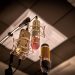 Three condenser microphones arranged for optimal sound capture in a recording studio.