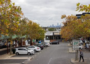 Melbourne CBD skyline from Camberwell carpark - 51781584859.jpg