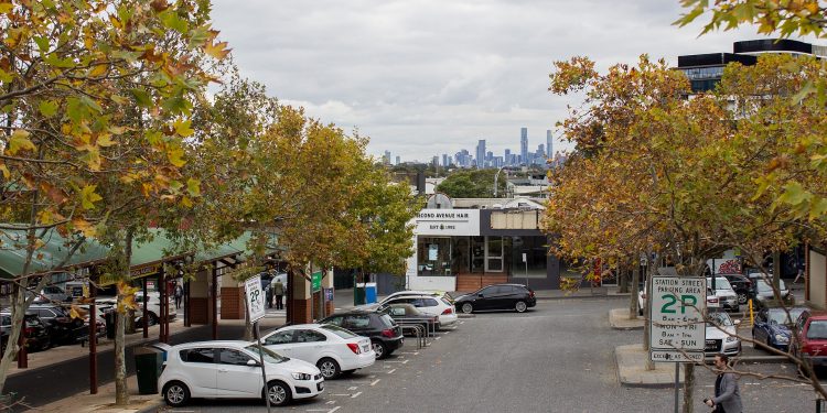 Melbourne CBD skyline from Camberwell carpark - 51781584859.jpg