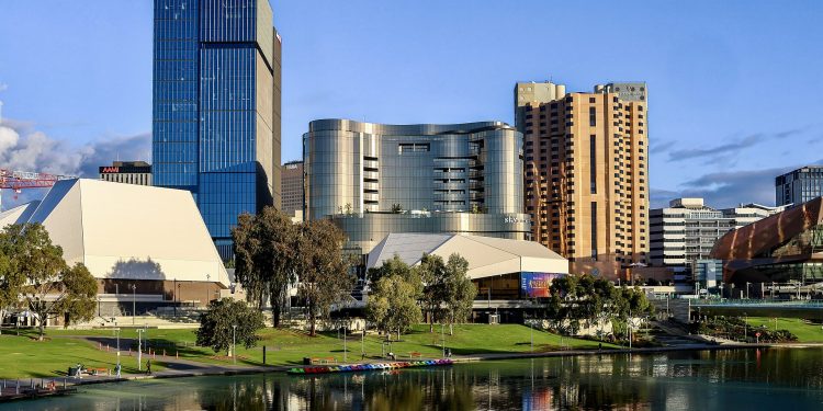 Adelaide CBD skyline across the River Torrens, July 2026 (028A8462).jpg