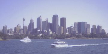 Central Sydney Skyline from Port Jackson.jpg