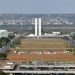 Brasilia Eixo Monumental Nat Congress Ministries from TV Tower.jpg