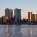 Central Perth skyline from south perth at sunset.jpg