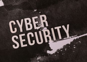 Cyber security concept shown on grunge-style background highlights the importance of digital protection.
