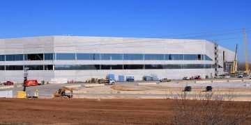 Gigafactory Texas Construction Southwest Corner February 2022.jpg