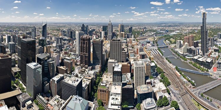 Melbourne Skyline from Rialto Crop - Nov 2008.jpg
